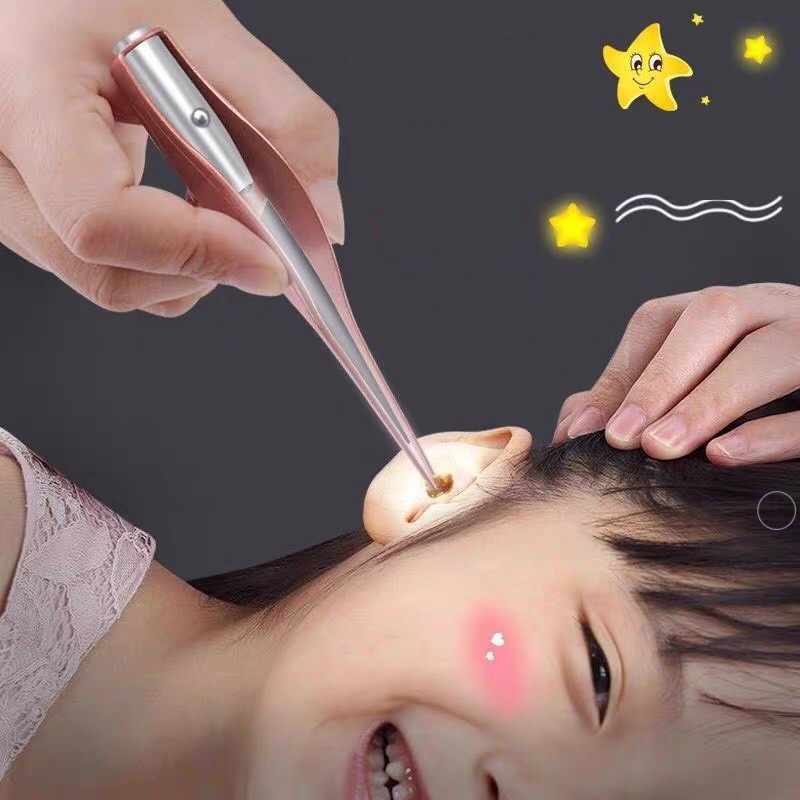Bộ Lấy Ráy Tai Đèn LED, Dụng Cụ Lấy Ráy Tai Mũi Chuyên Nghiệp An Toàn Có Đèn Thông Minh Cao Cấp Dùng Cho Cả Gia Đình