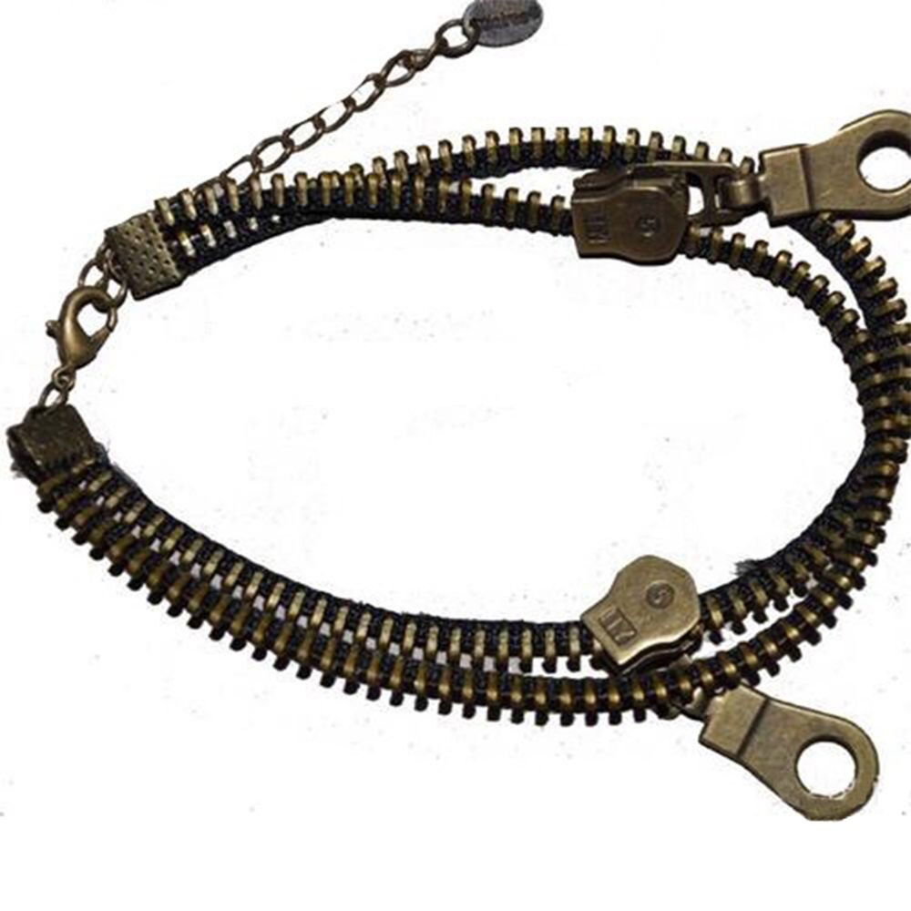 Vòng Đeo Cổ Chân Bằng Kim Loại Hình Khóa Kéo Nhiều Màu Thời Trang Cổ Điển Cho Nam Và Nữ | BigBuy360 - bigbuy360.vn