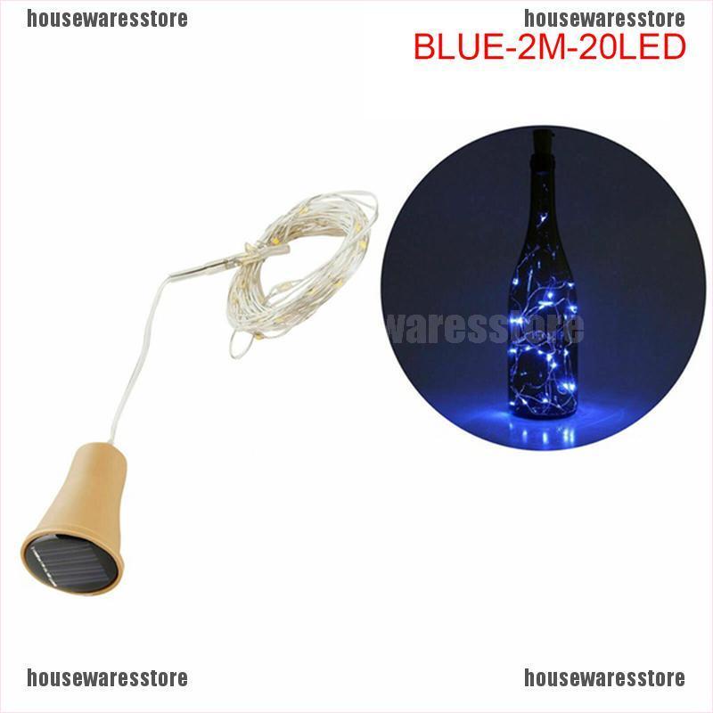 Dây Đèn Led Trang Trí Chai Rượu Sử Dụng Năng Lượng Mặt Trời