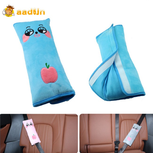 [On sale]  seatbelt cover pad (Hàng Mới Về) Bộ 1 Gối Đệm Vai Và Cổ Gắn Dây Đai An Toàn Trên Xe Hơi