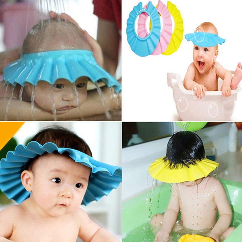 Mũ Chắn Nước Gội Đầu Cho Bé