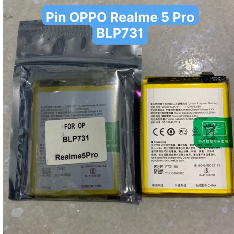 Pin oppo A1k zin / BLP711 / pin zin / 3890mAh / bảo hành 3 tháng