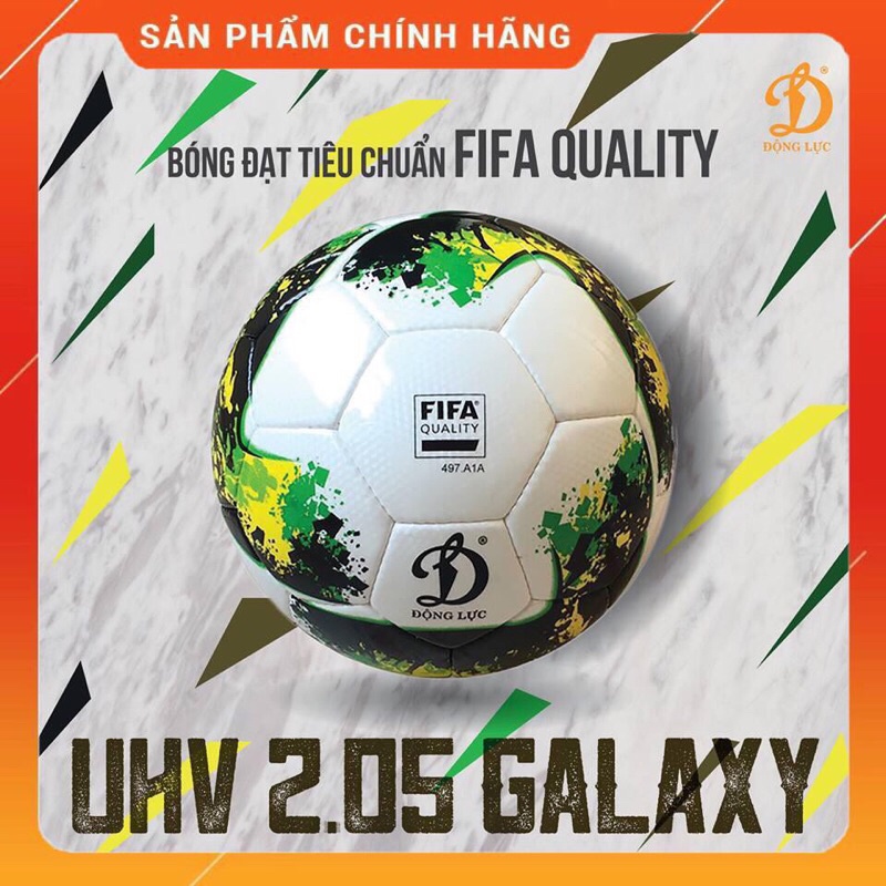 [(Chính hãng) Quả bóng đá Động Lực ⚡️ 𝐅𝐑𝐄𝐄 𝐒𝐇𝐈𝐏 ⚡️ tiêu chuẩn thi đấu da PU UHV 2.05 Galaxy size 5-bảo hành miễn phí