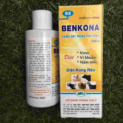 BENKONA | 100ml - Thuốc Diệt Khuẩn,Vi Rút, Nắm Mốc Gây Bệnh Cho Lan Và Vườn Nhà  VƯỜN XANH HẠ LONG