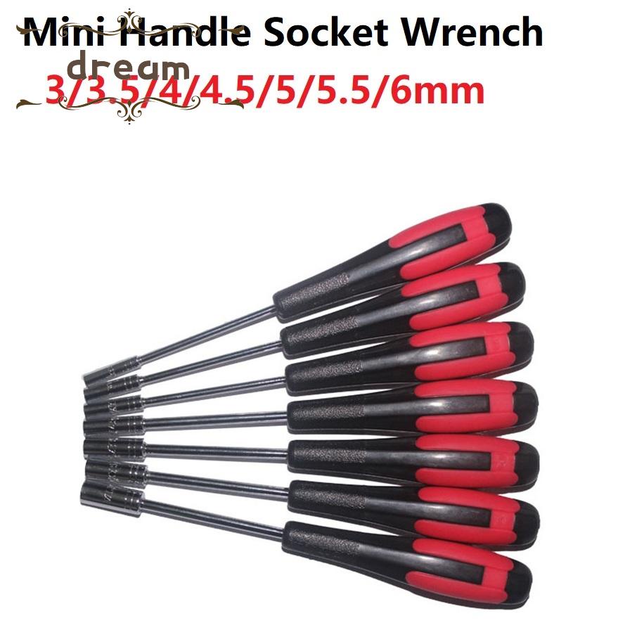 【DREAMLIFE】Hex Screwdriver Nut Key Hex Metal&amp;Plastic 165mm 1Pc Magnetic Bit Driver
