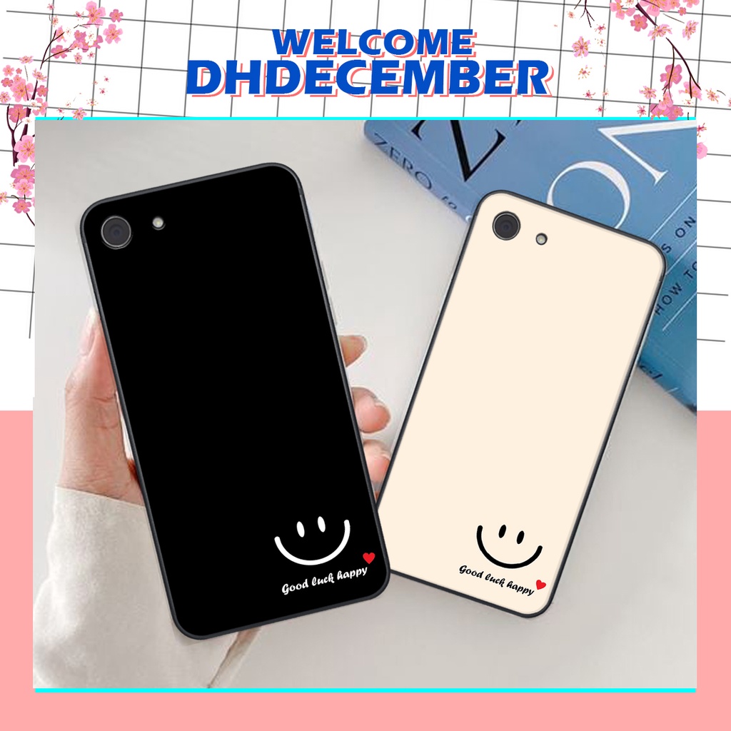 Ốp lưng Vivo Y53 / Y55 in hình nice ,good luck happy ốp xinh viền dẻo đẹp chất