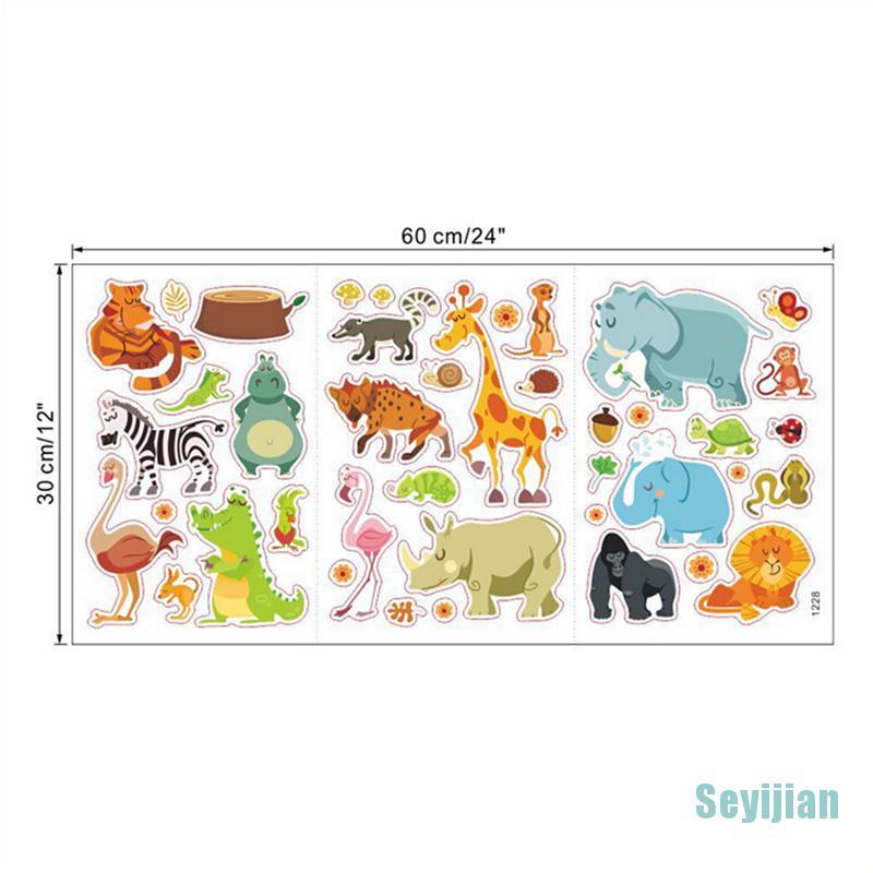 Sticker Dán Tường Hình Chú Khỉ Ngộ Nghĩnh Trang Trí Phòng Bé