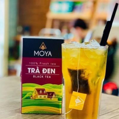 Trà đen túi lọc Moya Hộp 50g (25 túi x 2g) dùng cho gia đình, nguyên liệu pha chế trà sữa