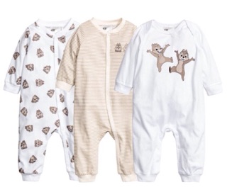 Body cotton H&M bé trai bé gái