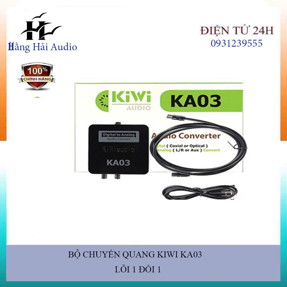 💥💥💥Bộ chuyển đổi Optical audio - AV KIWI 03 ( Chuyển đổi quang hoc sang tín hiệu av )💥💥💥