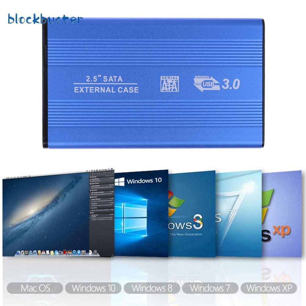 Hộp Đựng Ổ Cứng Ngoài 2.5 Inch Usb 3.0 Sata Ssd Hdd Kèm Dây Cáp Cho Notebook Desktop Pc | BigBuy360 - bigbuy360.vn