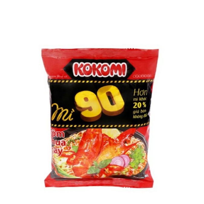 MÌ KOKOMI 90 TÔM CHUA CAY GÓI 90G