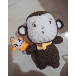 Gấu khỉ bằng len