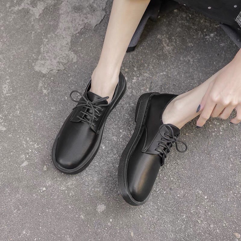 giày da tây nữ vintage độc lạ ulzzang siêu xinh oxford | BigBuy360 - bigbuy360.vn