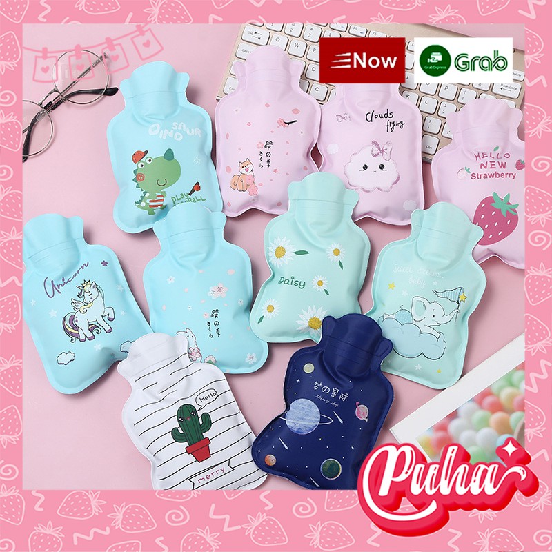  Túi sưởi chườm nóng lạnh giữ nhiệt mini Puha 100ml hình quả bơ.