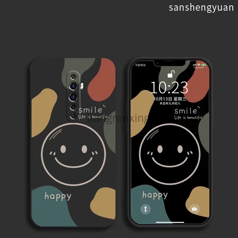 Ốp Điện Thoại Silicone Mềm Màu Trơn Cho oppo reno 2F oppo reno 2 oppo reno2 F