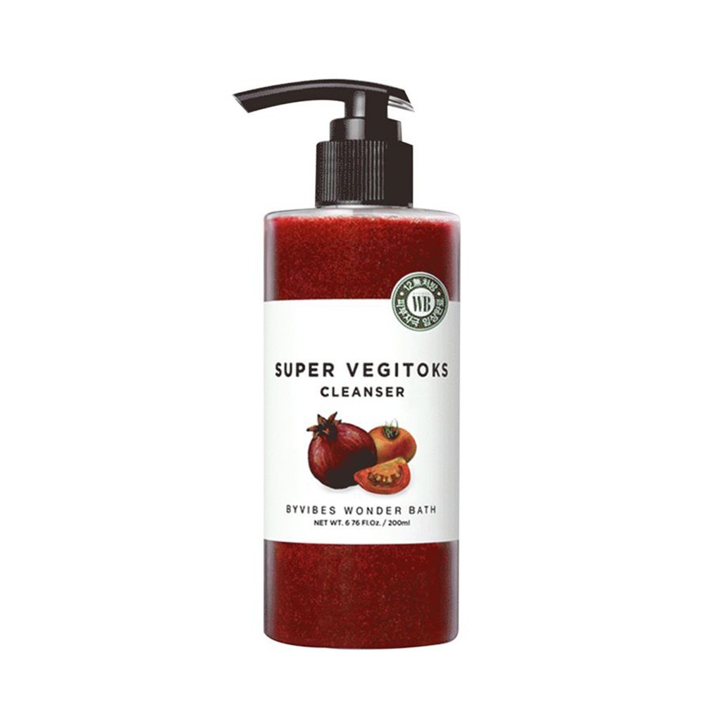 Sữa Rửa Mặt Rau Củ Thải Độc Wonder Bath Super Vegitoks