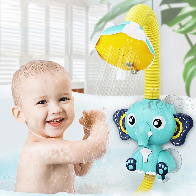 Đồ Chơi Vòi Xịt Nước Điện Tử Hình Chú Voi Dễ Thương Cho Bé