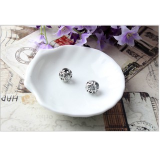 Charm xỏ tròn khắc hình trái tim