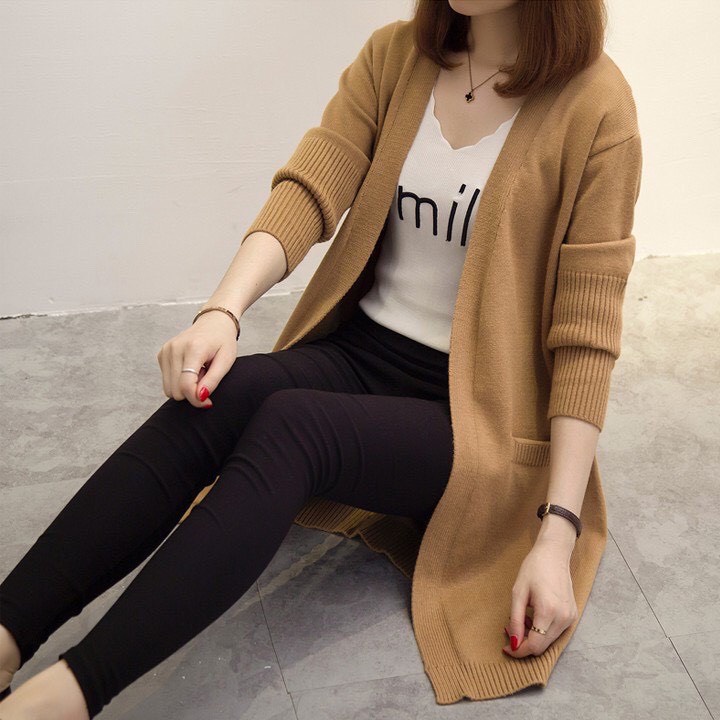 [Mã ICB0511 giảm 25% đơn 50K] Áo khoác len Cadigan dáng dài siêu ấm - Dolce | BigBuy360 - bigbuy360.vn