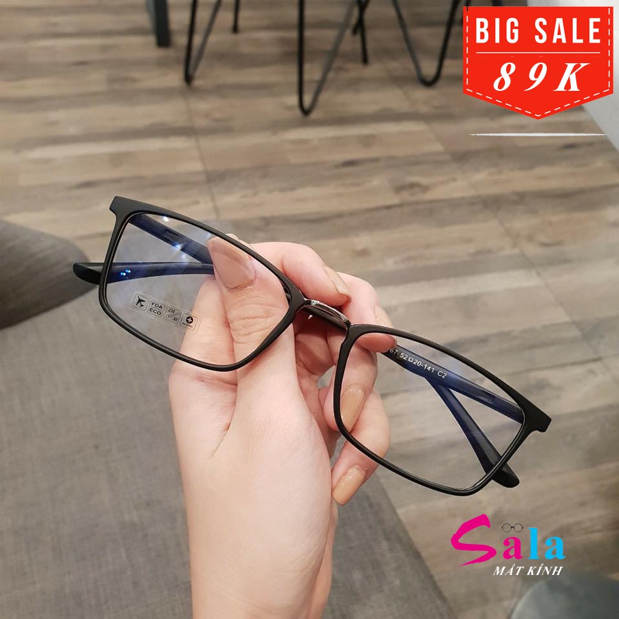 KÍNH CẬN VUÔNG DẺO SMALL MẮT KÍNH SALA M89K