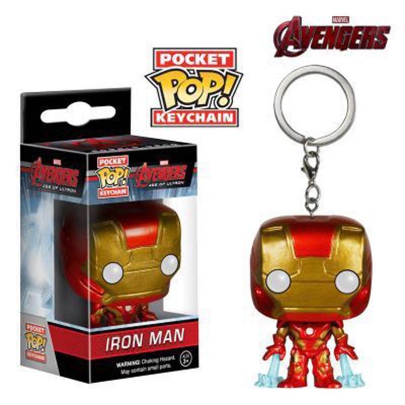 Funko POP Móc Khóa Nhân Vật Siêu Anh Hùng Marvel