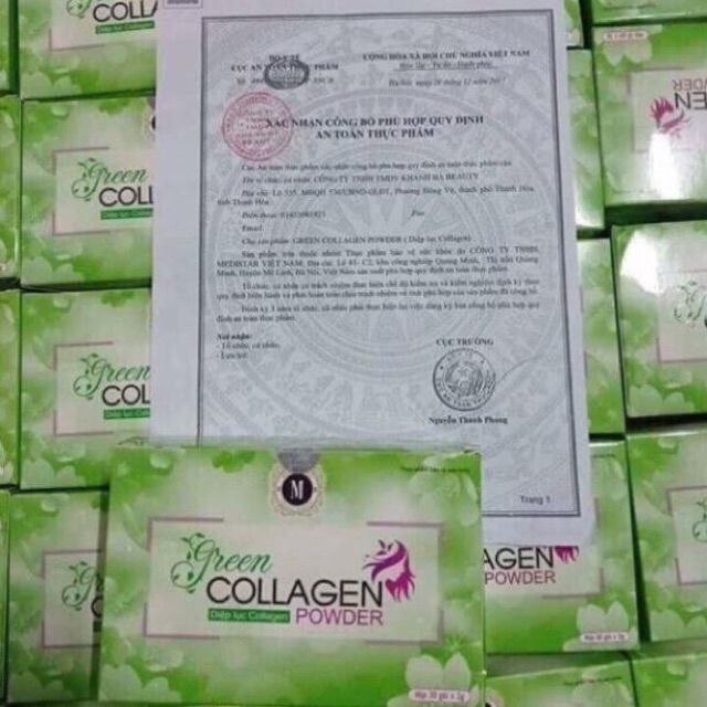 DIỆP LỤC COLLAGEN HỘP 30 GÓI