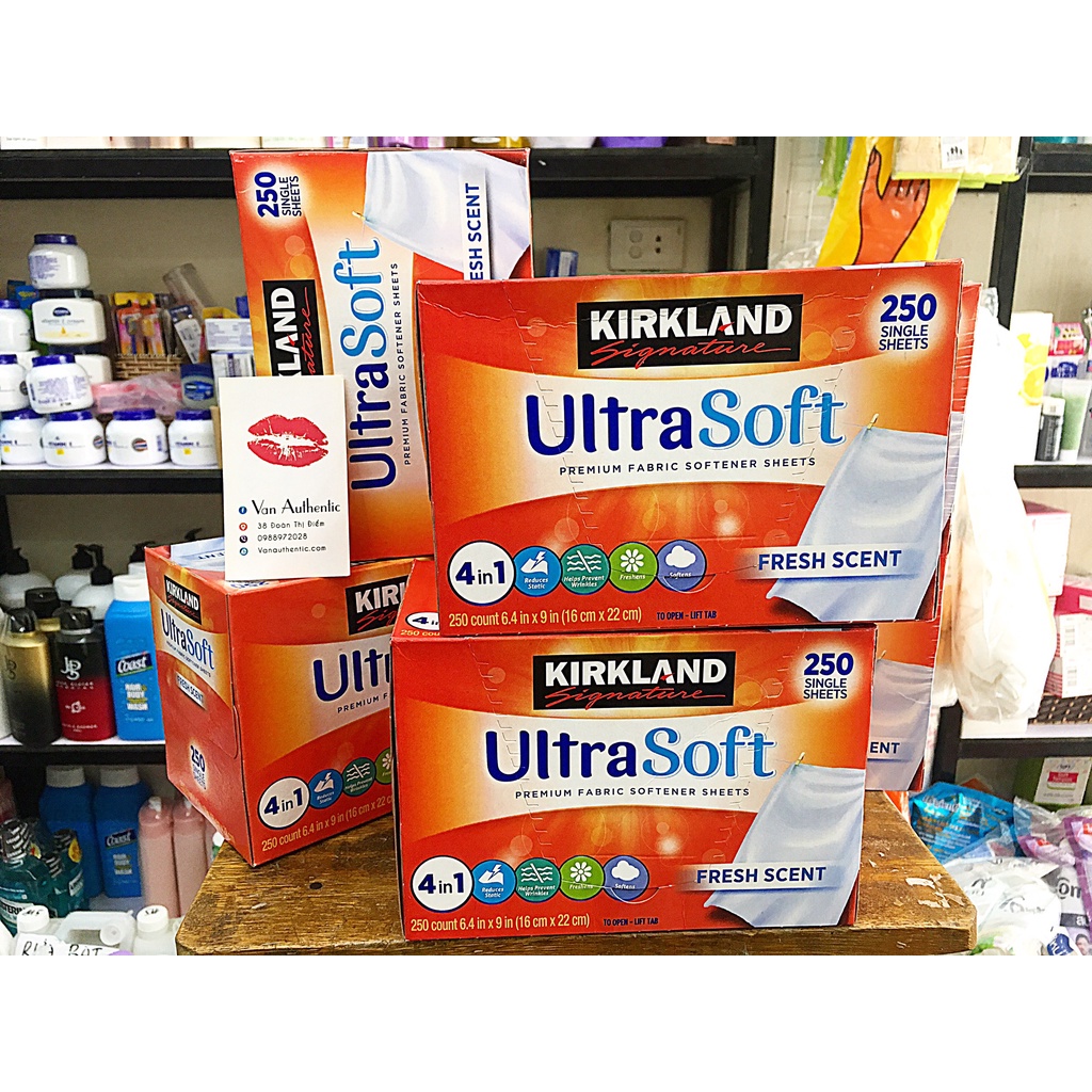 Giấy thơm kirkland ultra soft 250 tờ mỹ mẫu mới