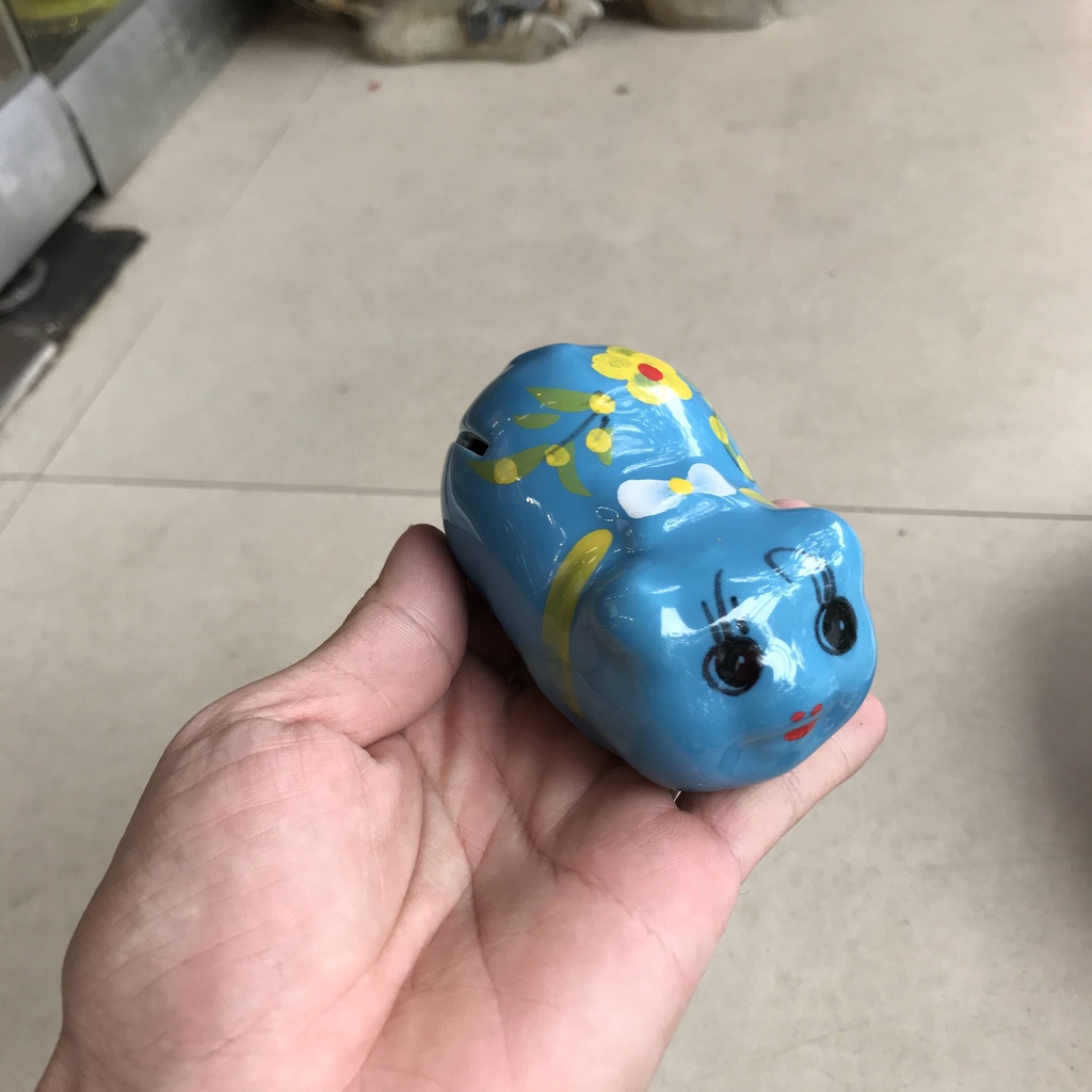 HEO ĐẤT mini , heo đất tí hon cho mẹ và bé, có lỗ nhét tiềnnn sau mông, kích thước 5*8cm