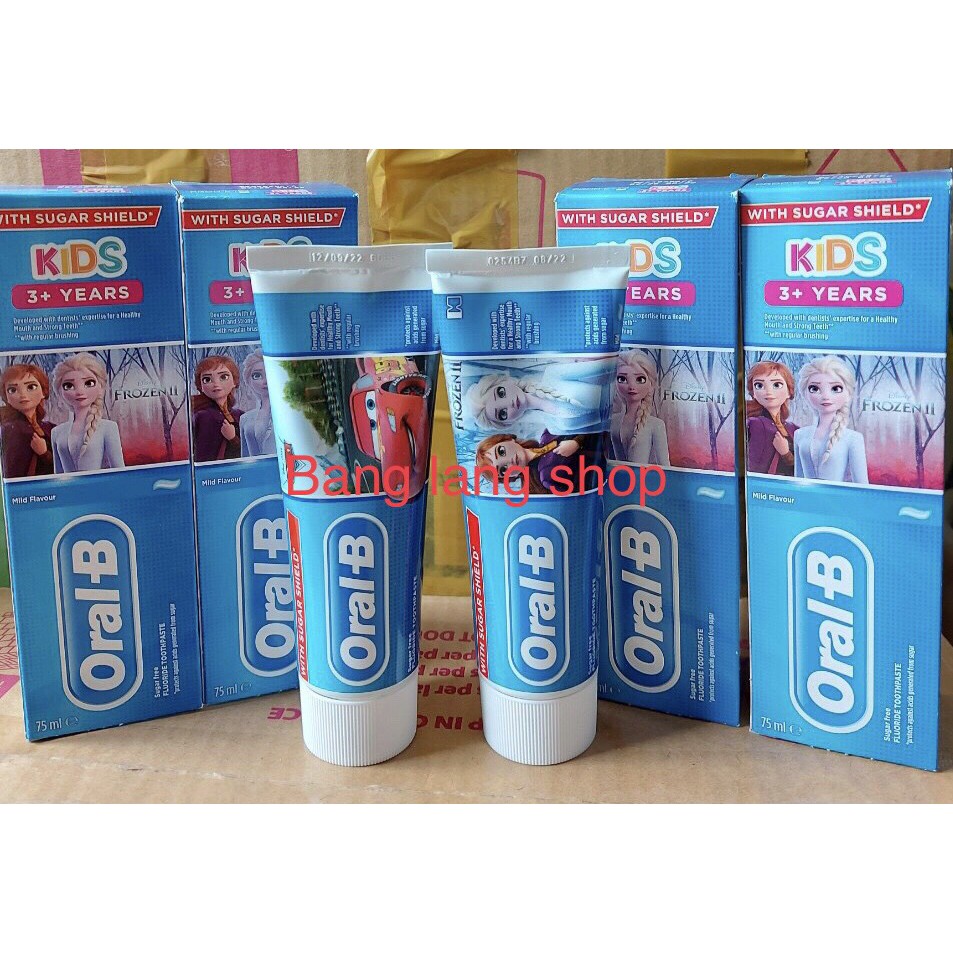 Kem đánh răng cho bé Oral-B Kids 3+ Years -75ml ( Đức )