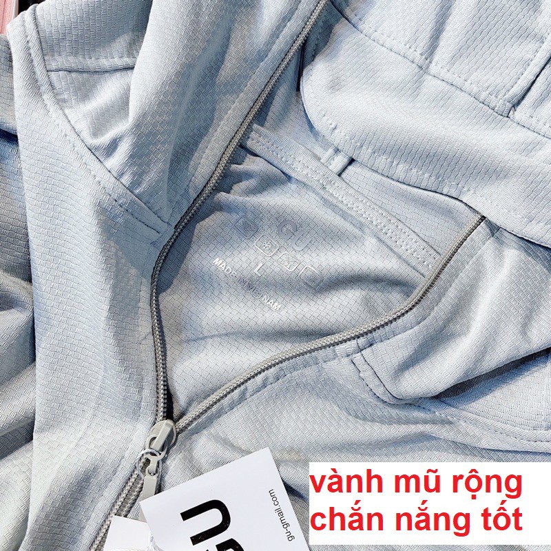 Áo Chống Nắng Áo Khoác Toàn Thân 2 lớp vải Thun Lạnh Thông Hơi  Siêu Thoáng Mát