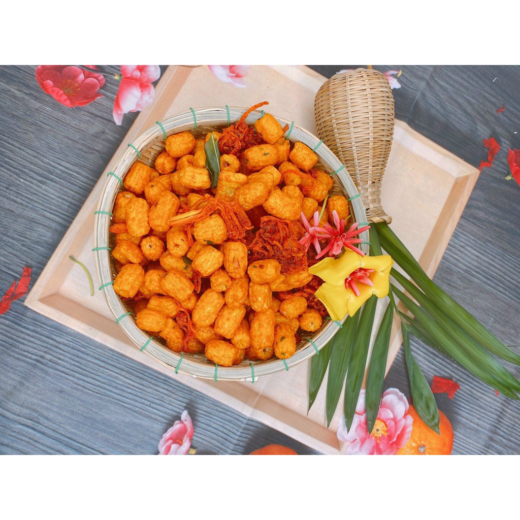 1KG NUI SẤY BÒ LÁ CHANH LOẠI 1