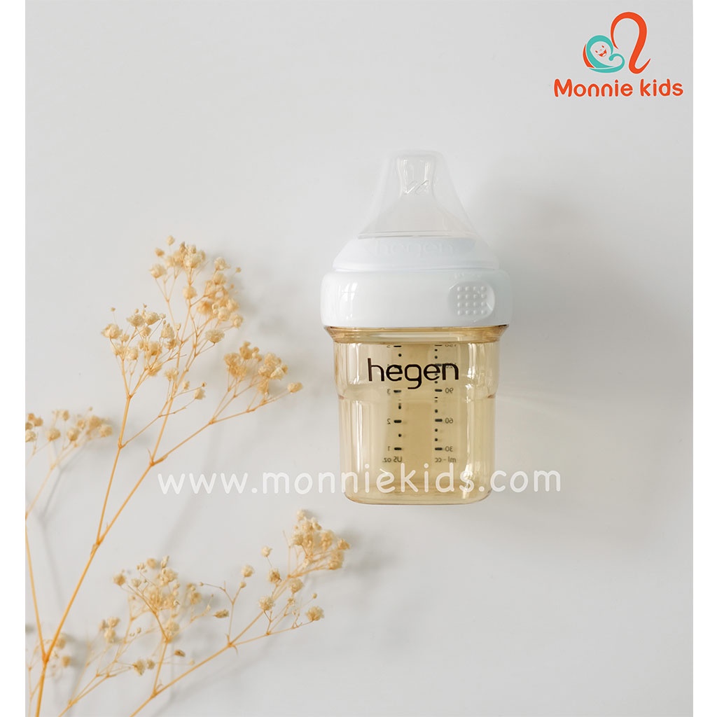 [Mã SKAMPUSH8 giảm 10% đơn 200K] Bình Sữa HEGEN PPSU 150ML, Núm Số 1 Cho Bé 1-3 Tháng Tuổi