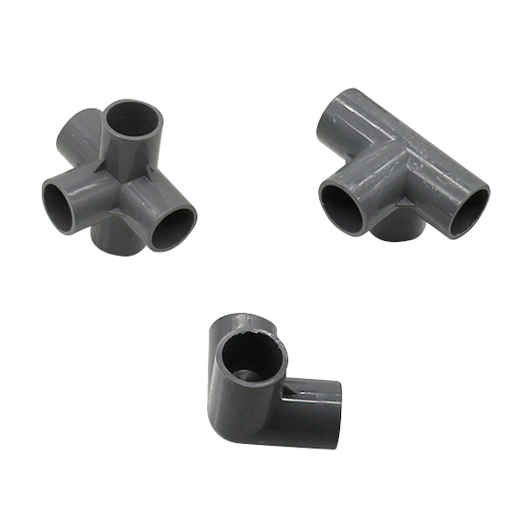Set 2 Đầu Nối Ống Nước Tưới Vườn 3 Chiều 3 Chiều 20mm 4 Chiều Bằng pvc