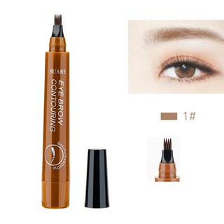 Bút kẻ lông mày đầu cọ 4 lưỡi độc đáo cho hàng lông mày quyến rũ tự nhiên