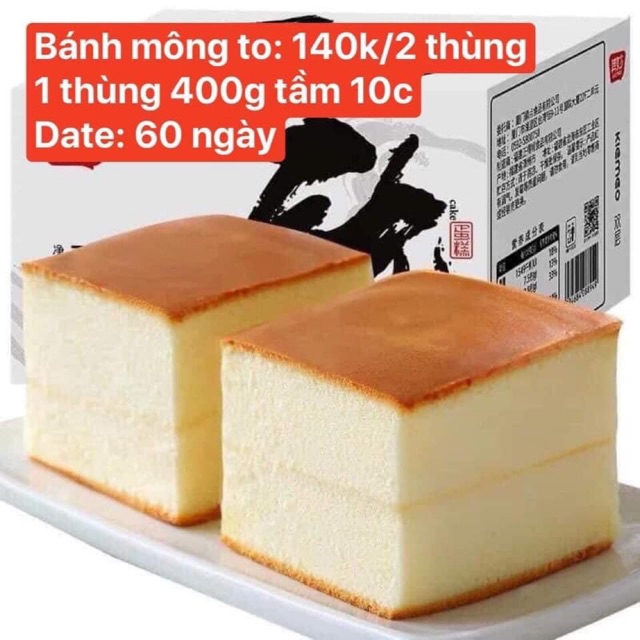 BÁNH MÔNG TO MUA 1 TẶNG 1 (2 thùng 400g)
