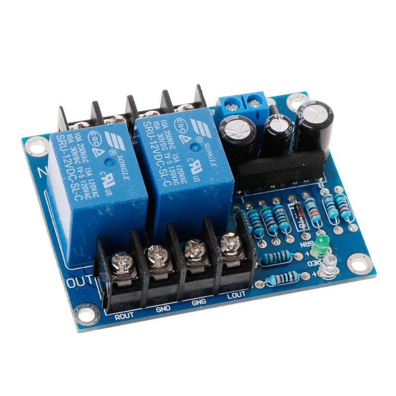 Bảng mạch bảo vệ cho loa âm thanh 2 kênh 12-24V upc1237