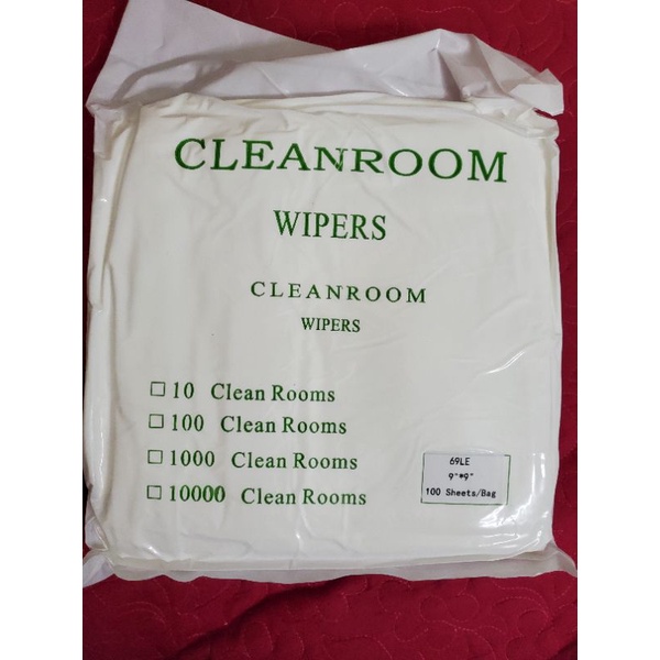 Khăn lau phòng sạch WIP - 8009 chống tĩnh điện , chống trầy xước , sạch bụi -CLEANROOM WIPER 8009 1 túi 100 tờ