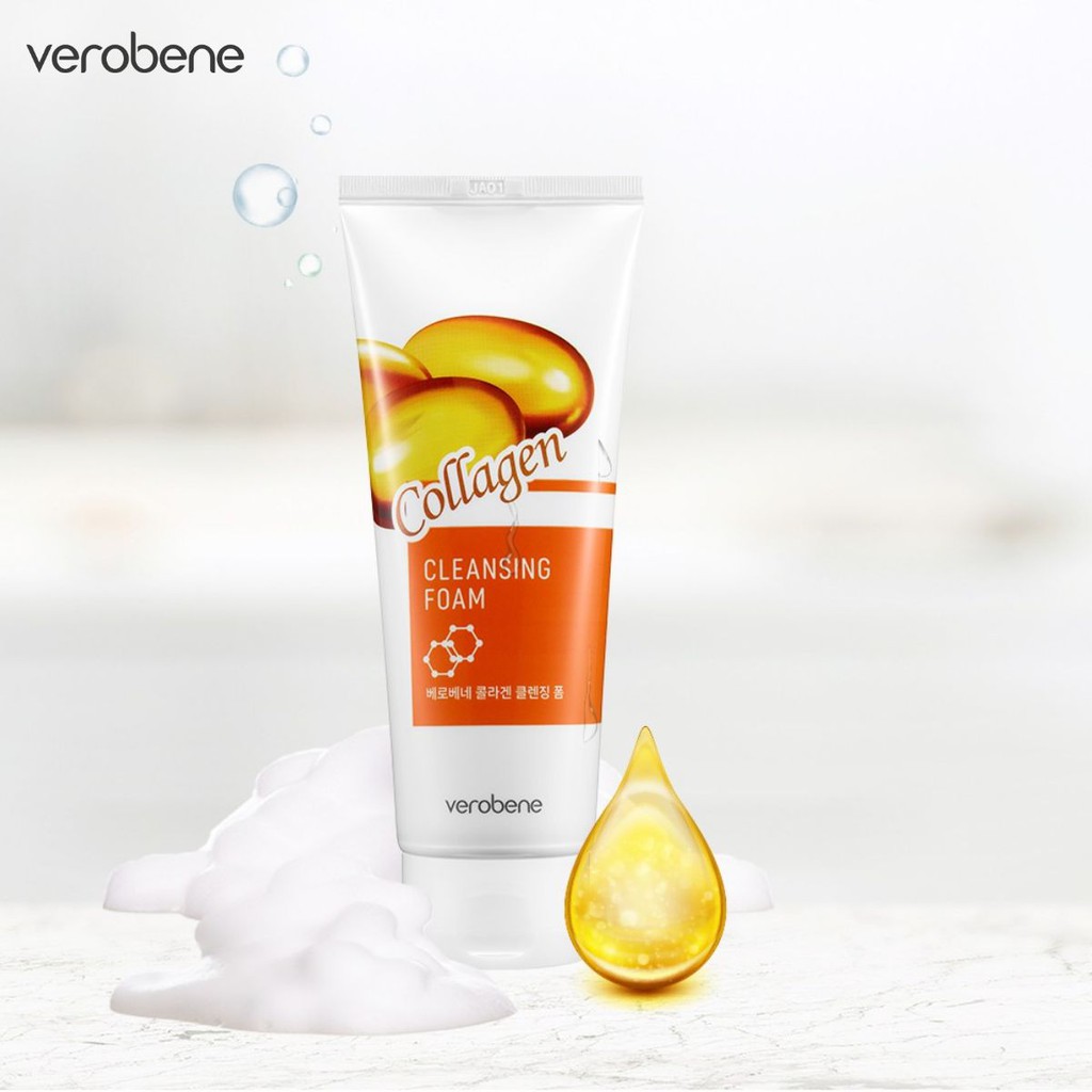 Sữa rửa mặt Collagen Verobene Collagen Cleansing Foam 150ml | Shopee Việt  Nam