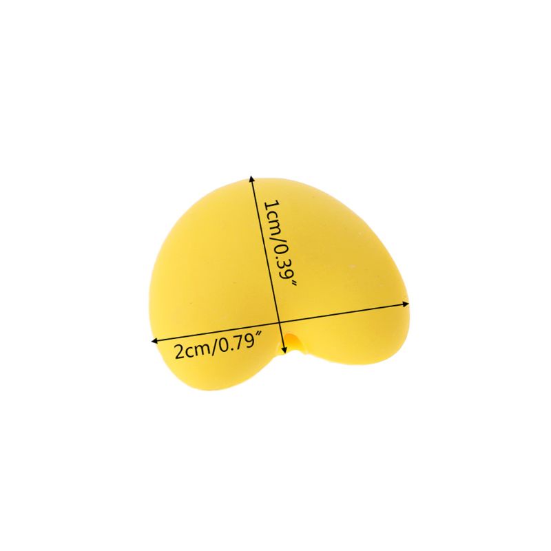 Bộ 10 Hạt Silicone Cấp Thực Phẩm Tự Làm Vòng Cổ Cho Bé Ngậm Mọc Răng