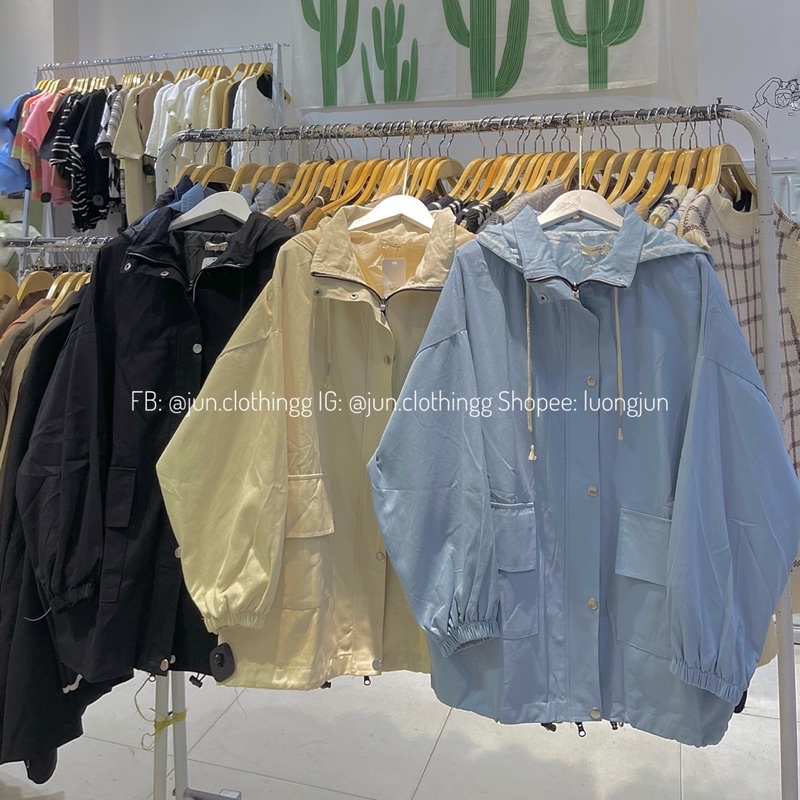 Áo khoác kaki mũ xinh - JUNclothing