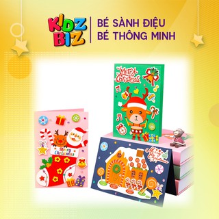 Đồ chơi thủ công / Montessori - Bộ kit làm thiệp handmade DIY nhân dịp Giáng sinh, sinh nhật, thiệp cảm ơn (nhiều mẫu)