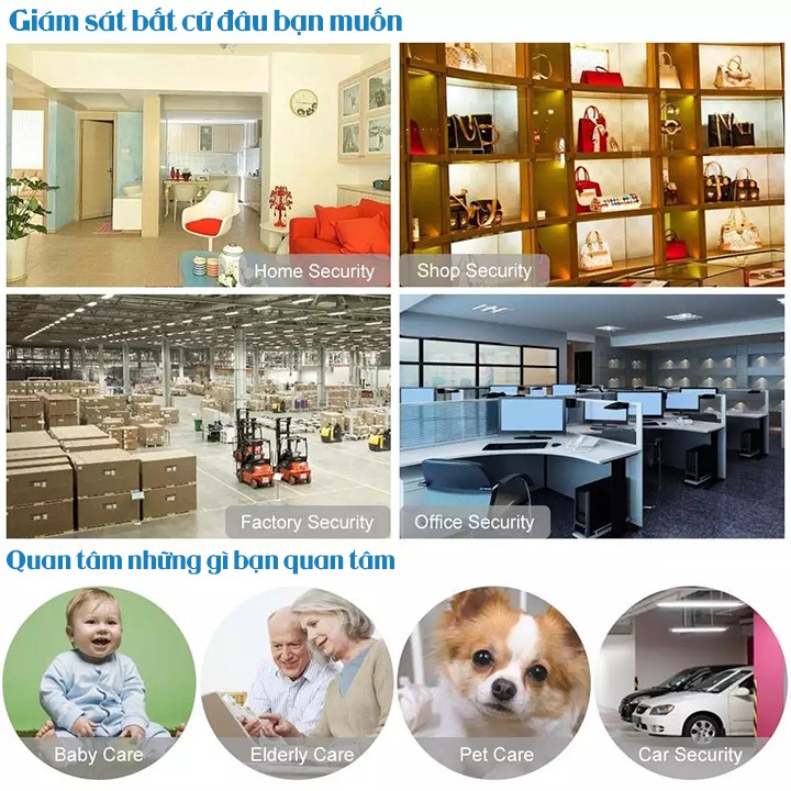 Camera Wifi V380 HD 1080P không dây wifi góc rộng 360 cảm biến CMOS có tầm nhìn đêm cho gia đình , camera v380 , camera | BigBuy360 - bigbuy360.vn