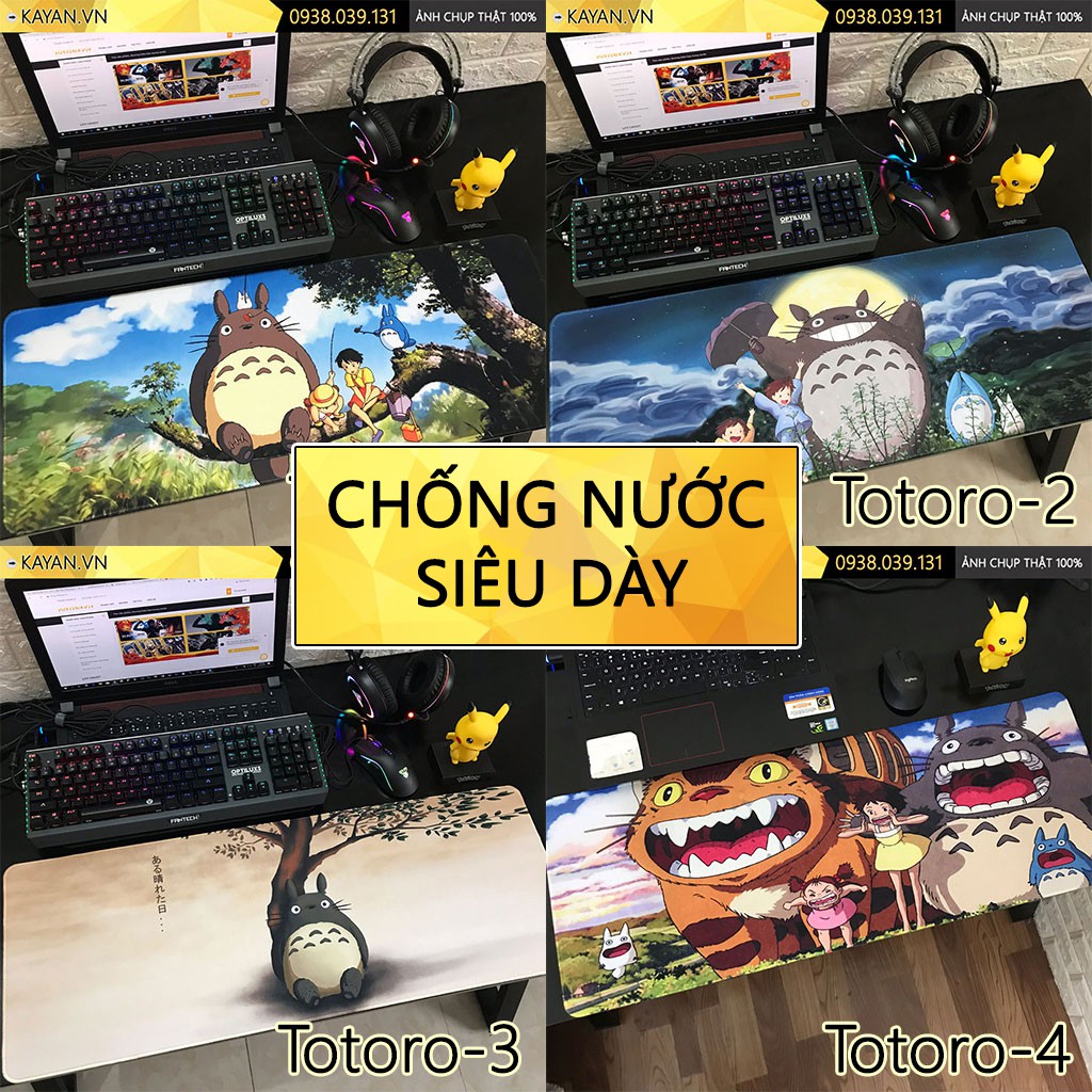 [CHỐNG NƯỚC] Lót chuột, bàn di chuột cỡ lớn anime Totoro