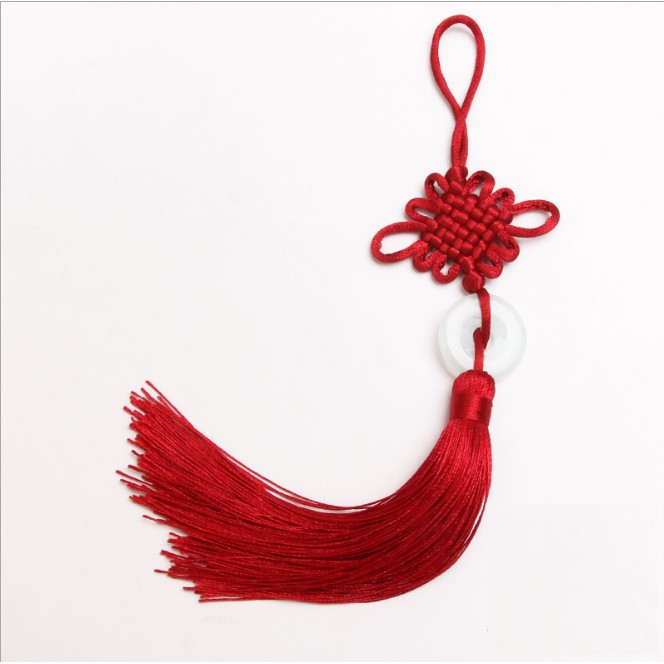 Đồng tâm ngọc bội - tua sáo, tua quạt, treo đai áo trang trí ngày tết