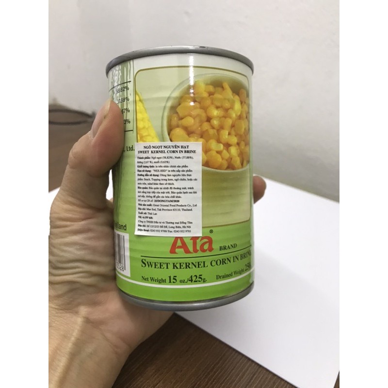 Bán sỉ Ngô ngọt nguyên hạt Asia Home 430gr làm ngô chiên