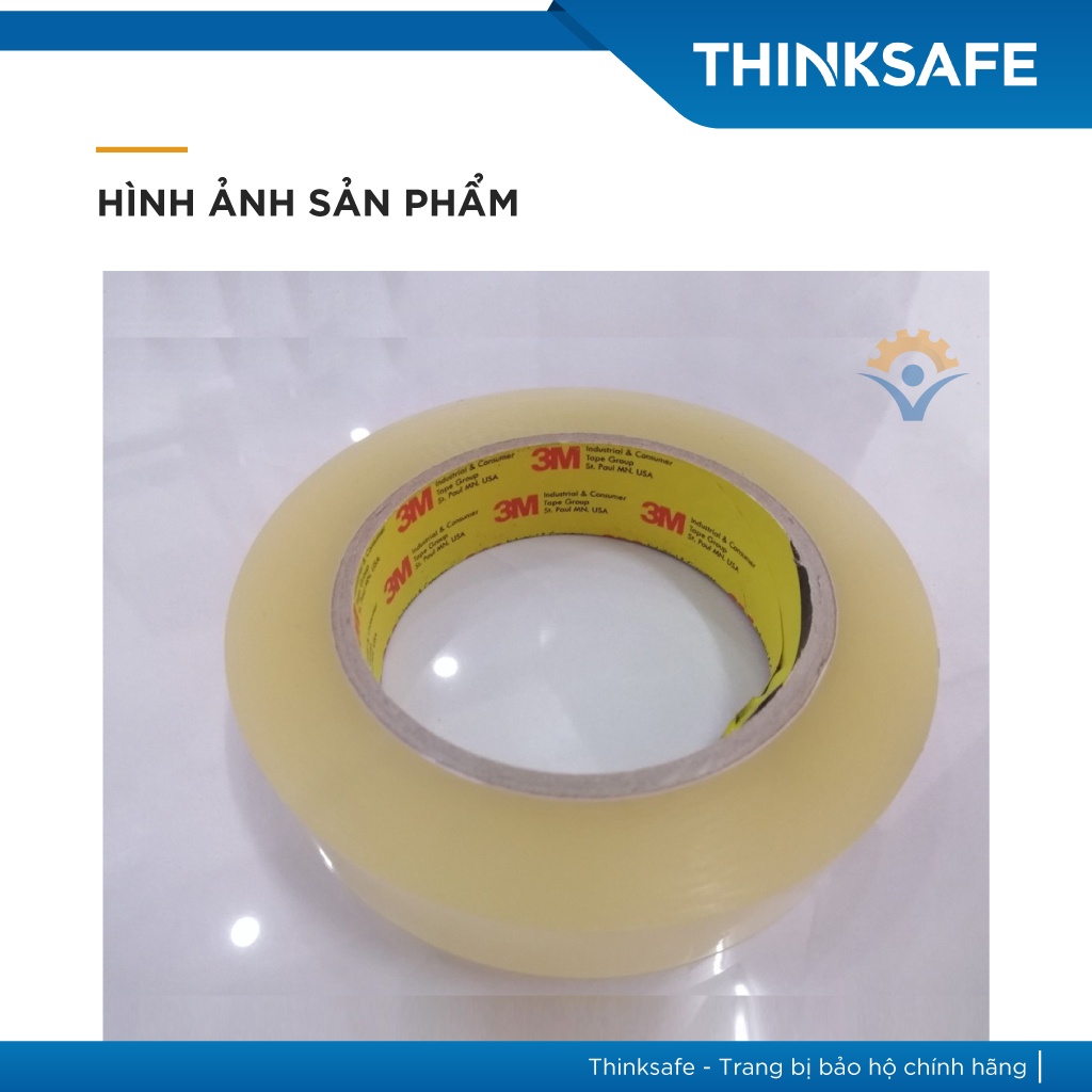 Băng keo 1 mặt 3M 309, dán thùng xốp, carton (48mm x 100m)- Thinksafe