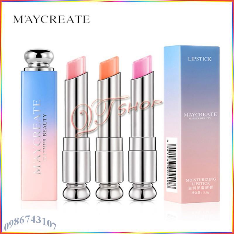 Son đổi màu dưỡng ẩm môi Maycreate SM33
