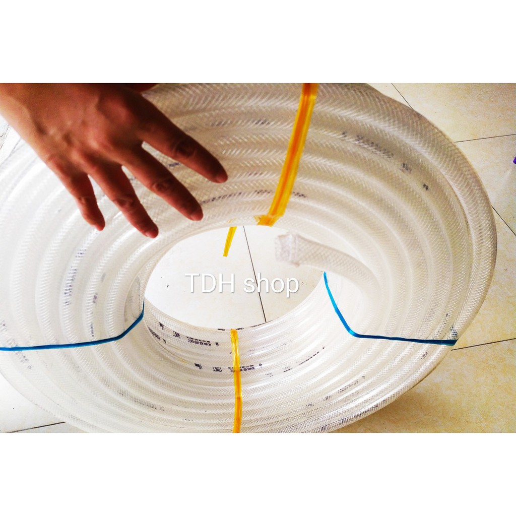Ống nhựa lưới màu trắng phi  8,10,12, 14,16, 18, 25/ Ống nước nhựa dẻo tưới cây các size