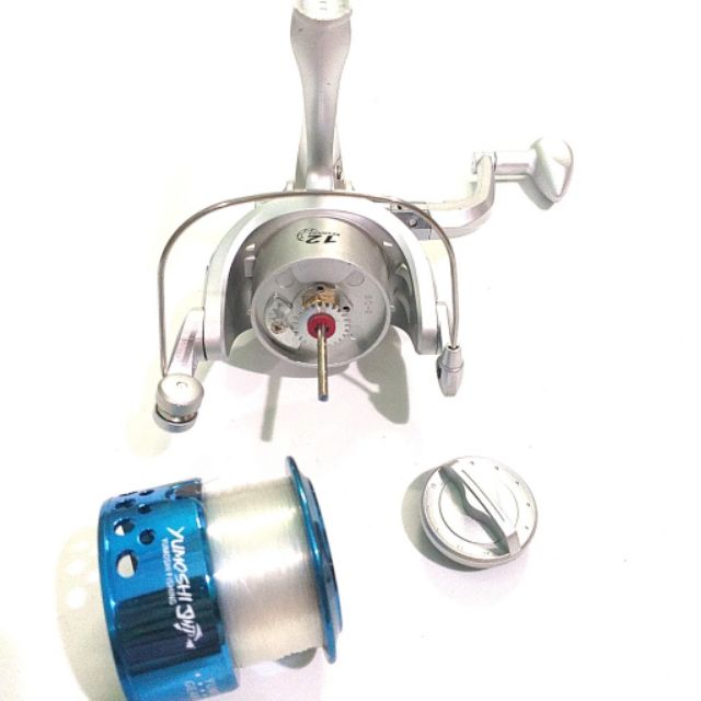 Máy câu cá cuốn sẵn 100m